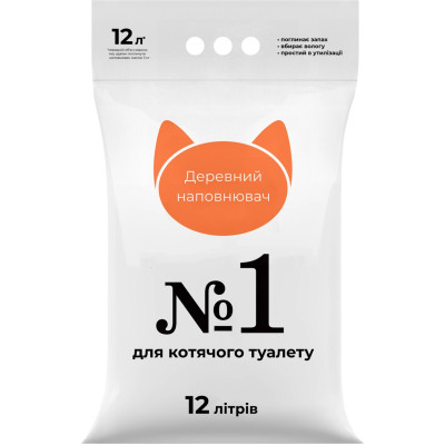 Наполнитель для туалета Super Cat №1 Древесный впитывающий 3 кг (6967) Винница - изображение 1