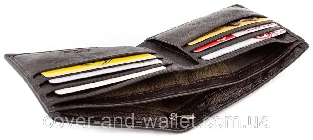Стильний компактний чоловічий портмоне на магнітах Boston Київ - фото 4