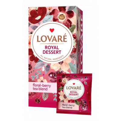 Чай Lovare "Royal dessert" 24х1.5 г (lv.71123) Винница - изображение 2