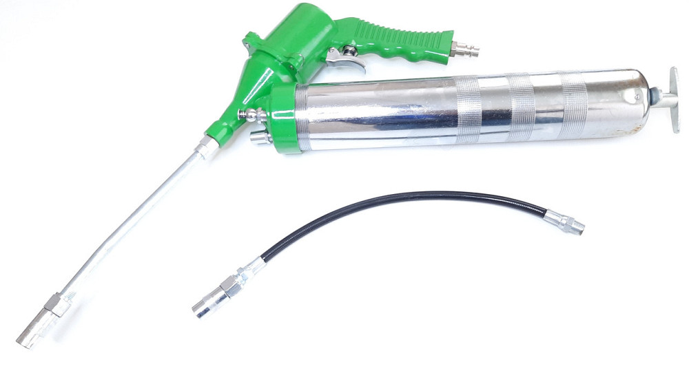 Шприц для мастила Kraft 2-х плунжерний Вінниця - фото 1