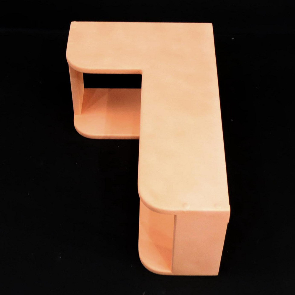 Угловая настенная полка 