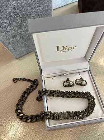 Набір кольє та  сережки  від Dior. Одеса