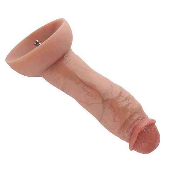 Гіперреалістичний фалоімітатор для секс-машин Hismith Hyper Realistic Silicone Dildo, KlicLok Sex Aura Київ