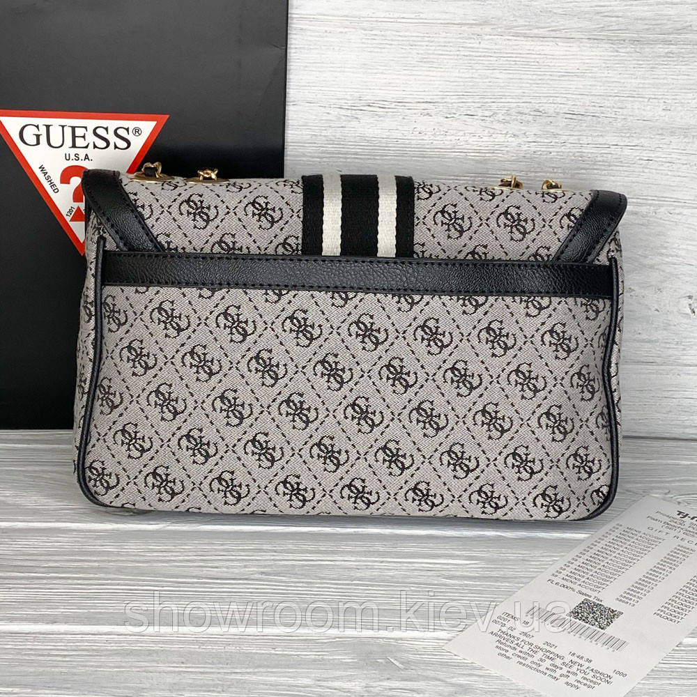 Тряпичная брендовая сумочка Guess (6697) Киев - изображение 4