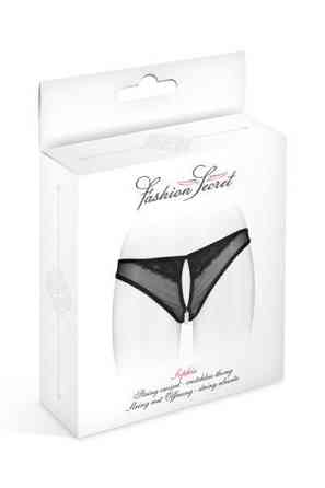 Трусики з перлинами і доступом Fashion Secret Sophie Black Sex Aura Київ