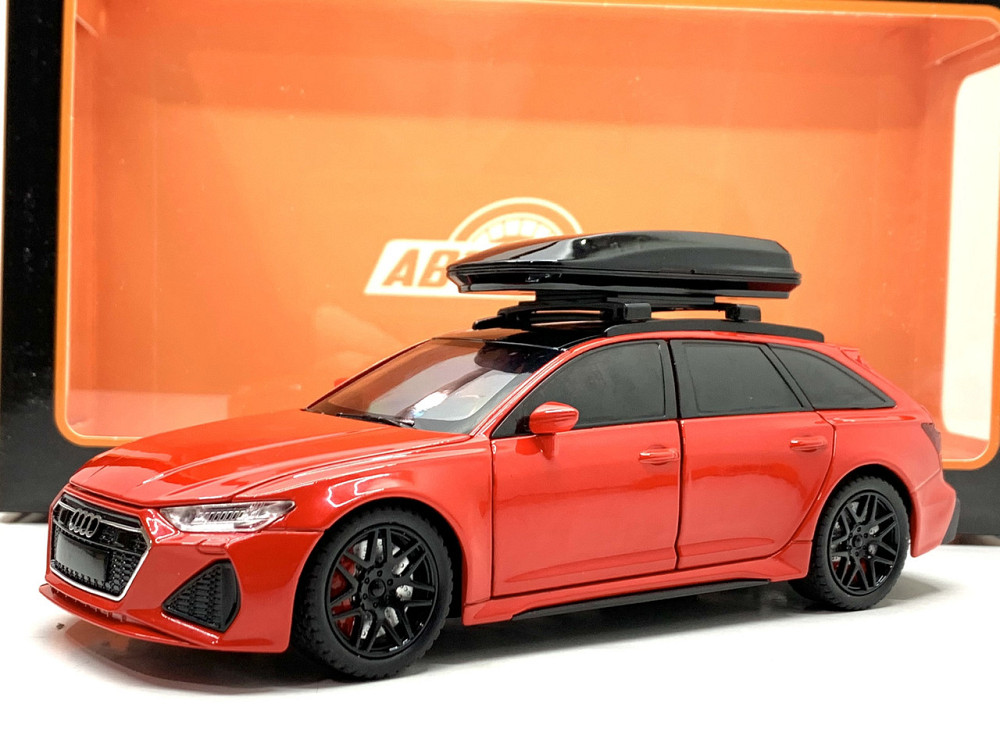 Машина Автосвіт Audi rs 6 інерційна відчиняються двері капот багажник 20,5 см Червоний (AP-2070) Чернигов - изображение 3