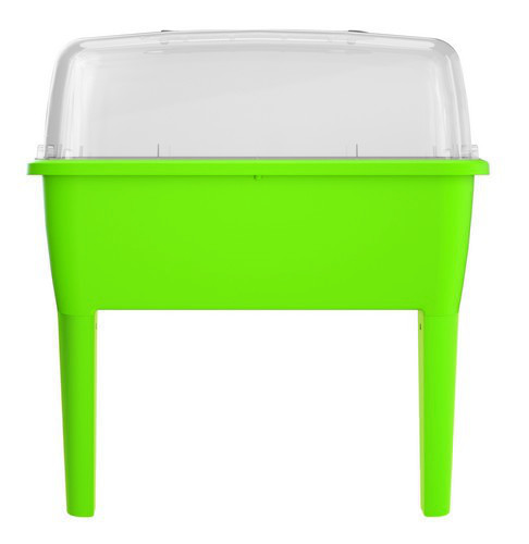 Горщик для рослин у вигляді міні-теплиці PROSPERPLAST RESPANA PLANTER комплект - лайм, 52 л Київ - фото 1