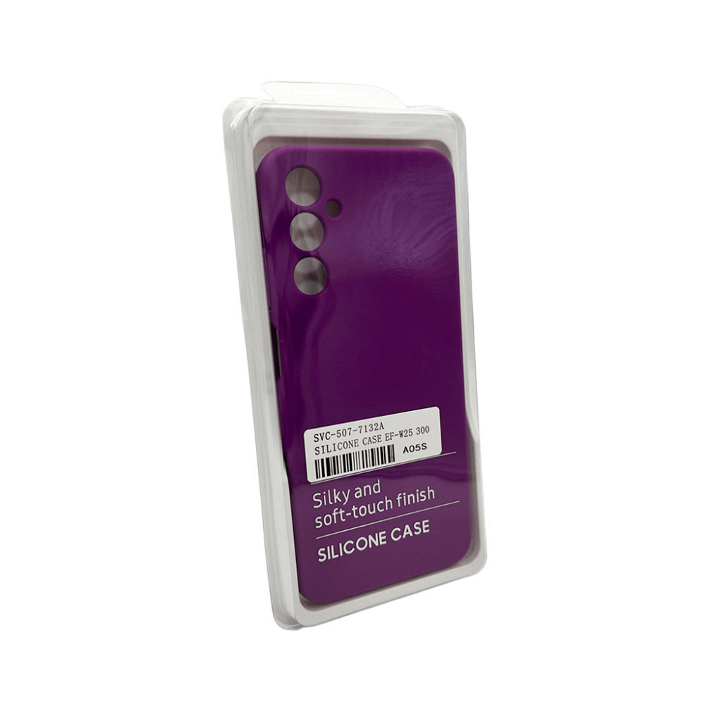 Чехол для Samsung Galaxy A05s, силиконовый, фиолетовый Киев - изображение 1