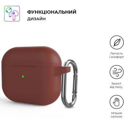 Чохол для навушників Armorstandart Hang Case для Apple AirPods 3 Scarlet (ARM60323) Вінниця - фото 2