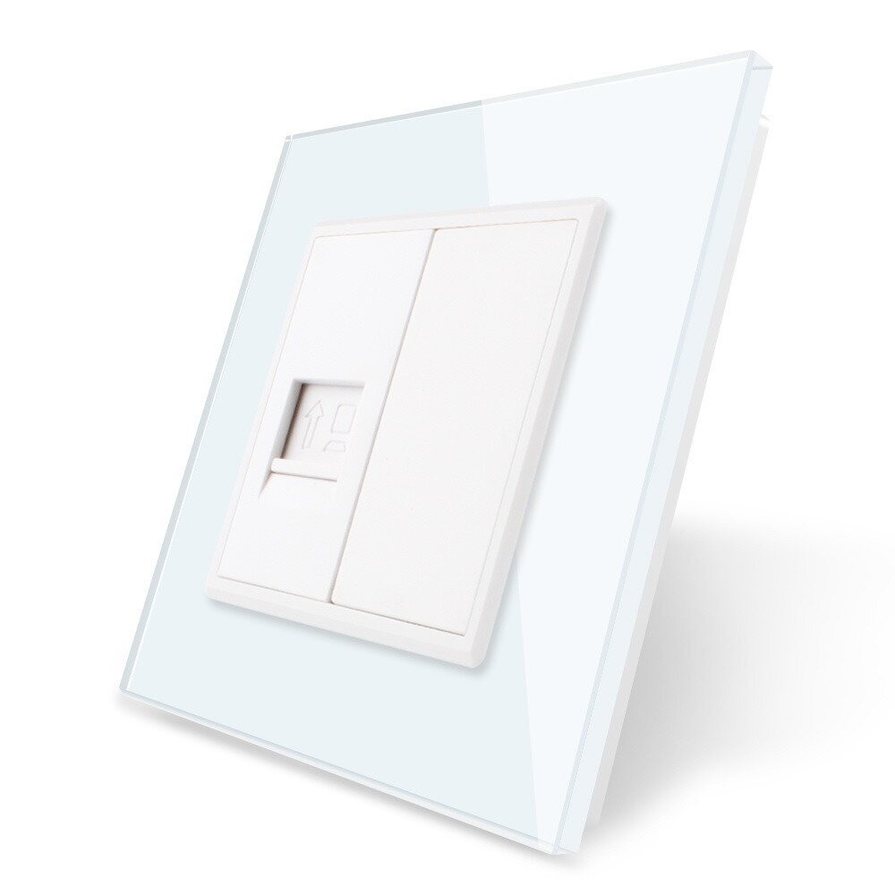 Розетка комп'ютерна RJ-45 Livolo білий скло (VL-C791C-11) Коломыя - изображение 10