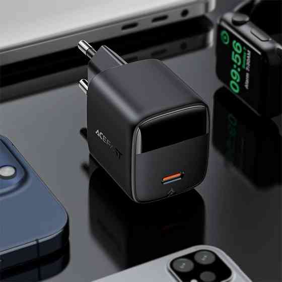 Зарядний пристрій 1xUSB-C 30W Gan A115 Fast Charger + USB-C cable black Acefast Винница