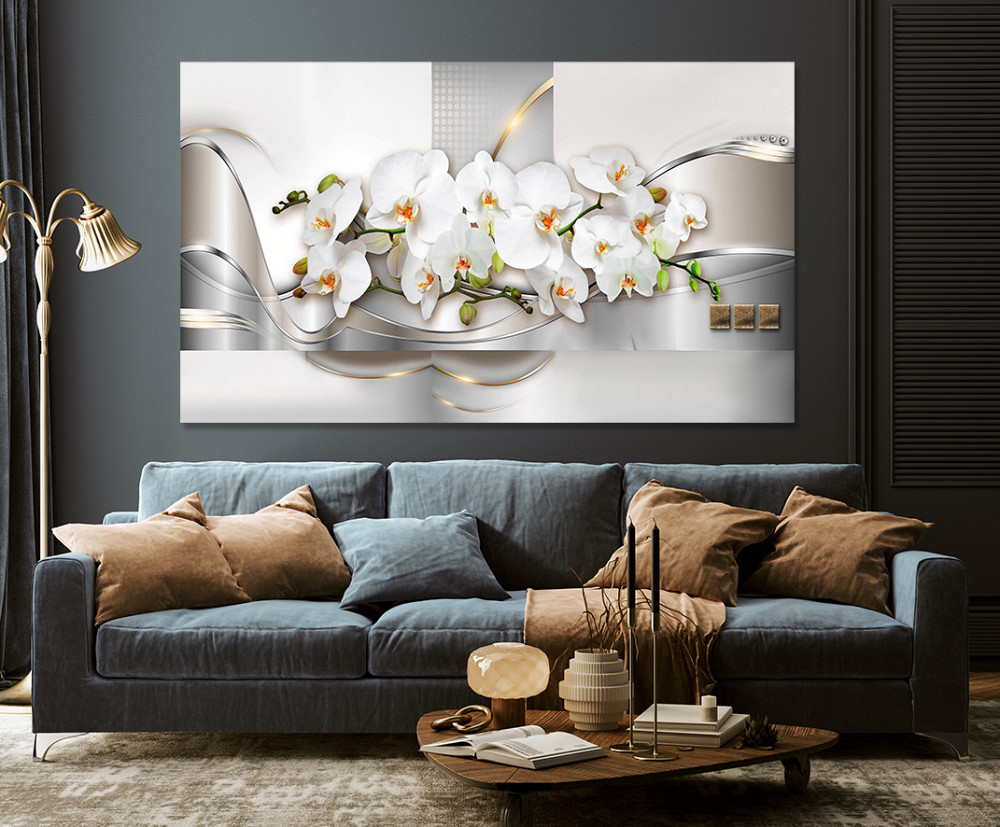 Картина холст в гостиную / спальню Орхідея   MLP_141 50x100 см Киев - изображение 3