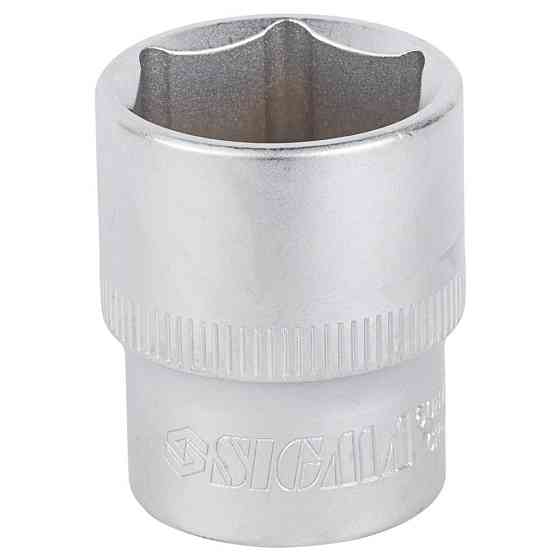 Насадка шестигранна коротка 1/2" 24 мм CrV mid SIGMA (6071241) Київ