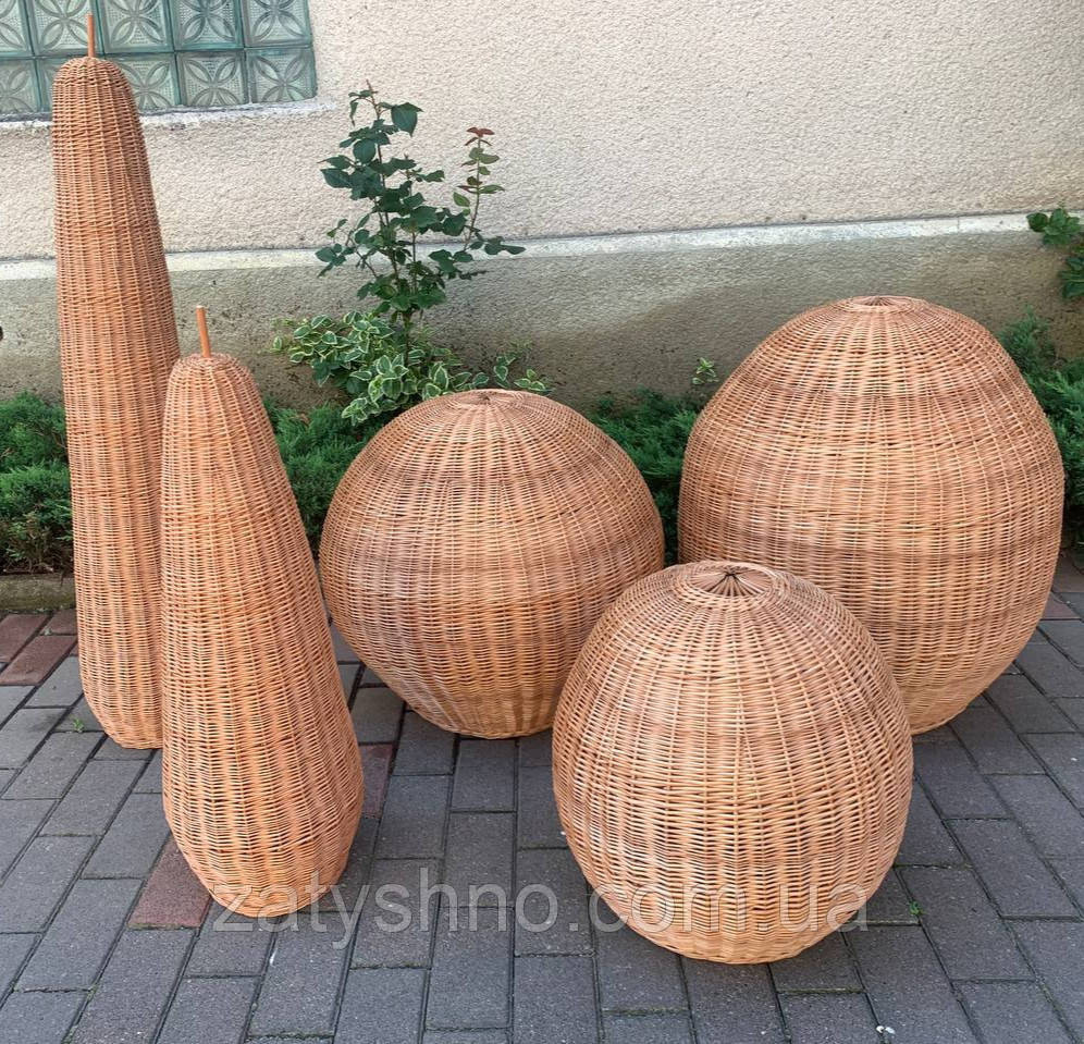 Люстра плетена з лози Київ - фото 1