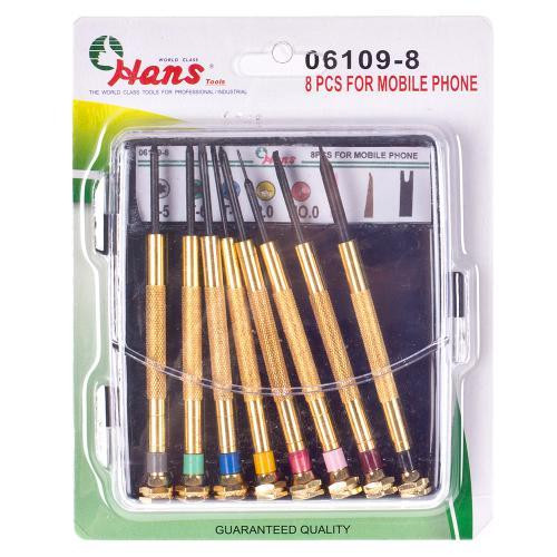 Набір викруток для ремонту мобільних телефонів. 8 предметів. (06109-8) HANS Одесса - изображение 2