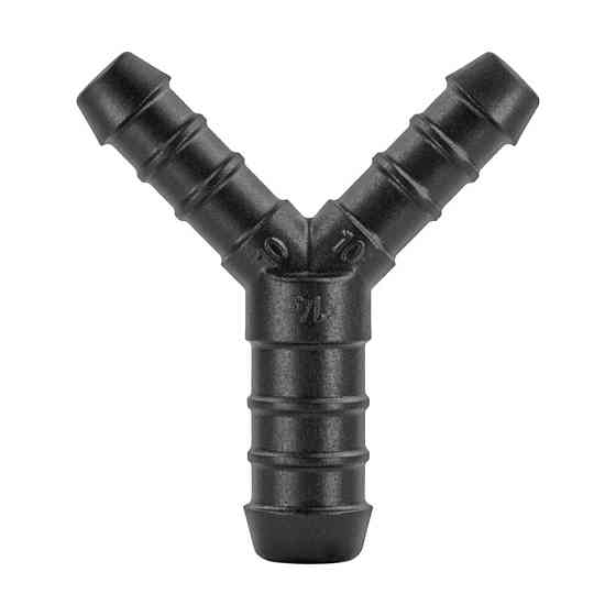 Фитинг штуцер з'єднувач шлангів універсальний (14х10х10 мм) Київ