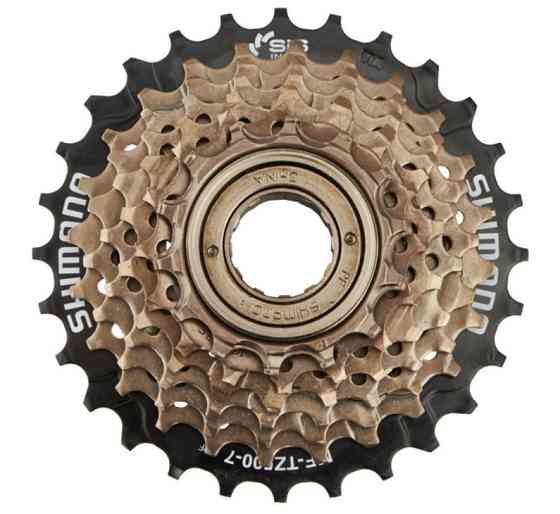 Тріска велосипедна на 7 швидкостей MF-TZ500-7 Shimano TOURNEY 14-28Т ORIGINAL Бровари