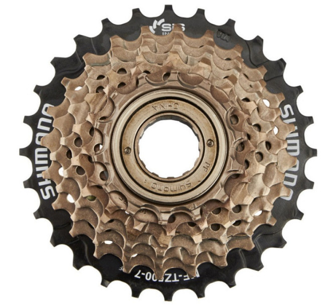 Тріска велосипедна на 7 швидкостей MF-TZ500-7 Shimano TOURNEY 14-28Т ORIGINAL Бровари - фото 1