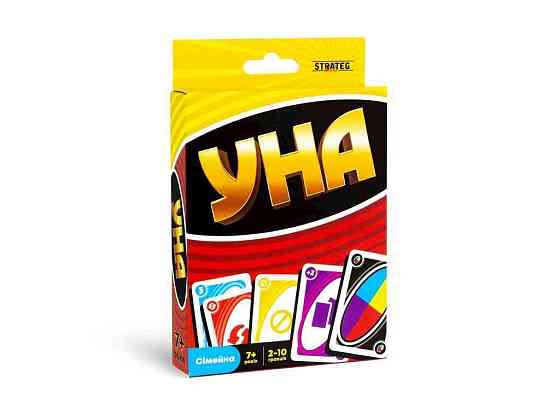 Настольная игра УНА classic карточная на украинском языке 30447 ТМ STRATEG Киев