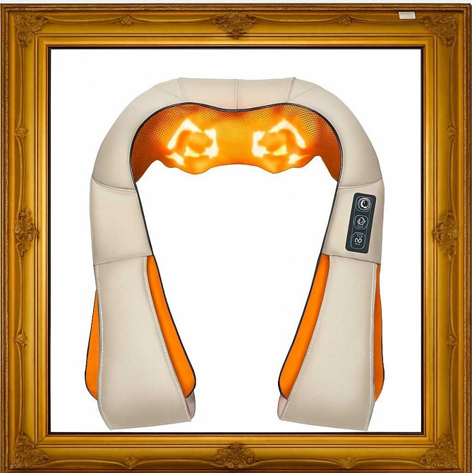 Массажер для шеи с подогревом Neck Kneading Воротничный массажер. Харьков - изображение 7