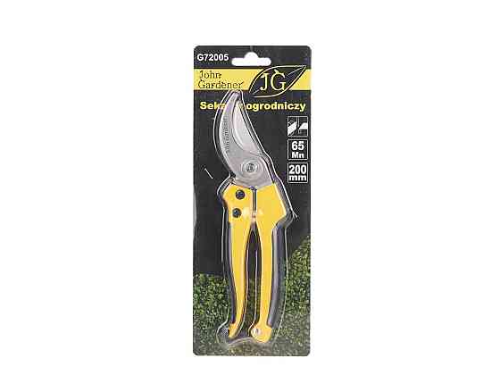 Секатор садовий "John Gardener" profi, для гілок до 20мм, алюмінієві ручки, загальна довжини 200мм Киев