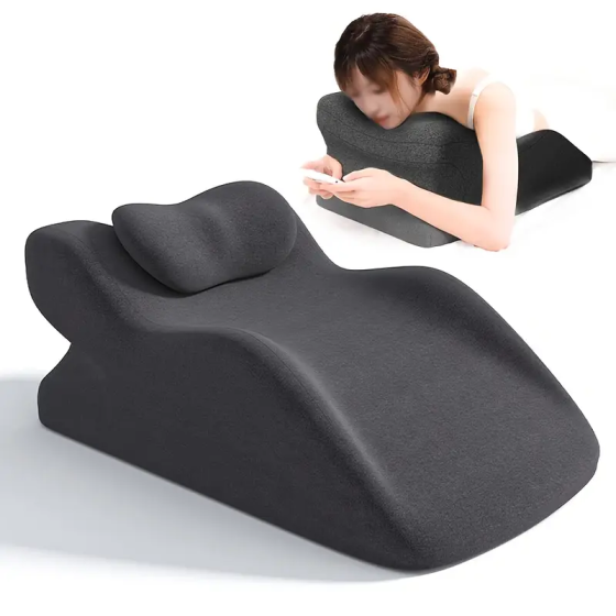 Подушка эргономическая для поддержки тела Расслабление Relax Pillow (Черный) Винница