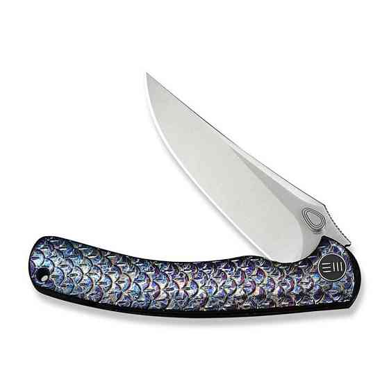 Ніж складаний туристичний Weknife Dracarys, (9.1 см) Böhler M390 / титан 6AL4V полум’яний Київ