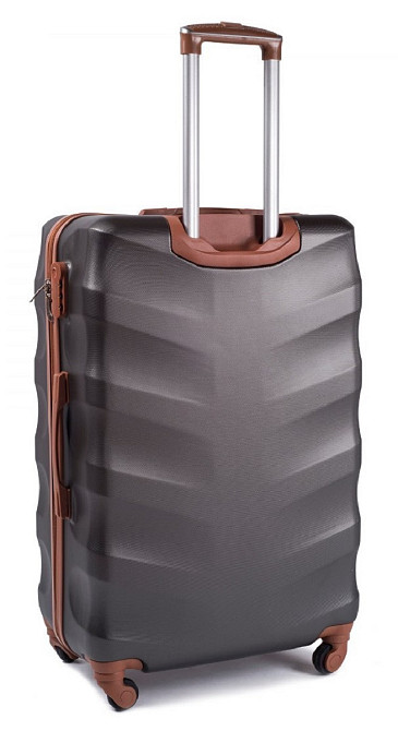 Валіза пластикова WINGS 402 середня графіт Київ - фото 2