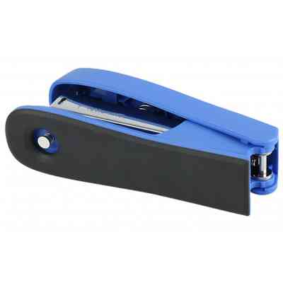 Степлер Comix пластиковий, 20 аркушів, скоби №24, 26, синій (STAP-COM-B2982-BL) Вінниця