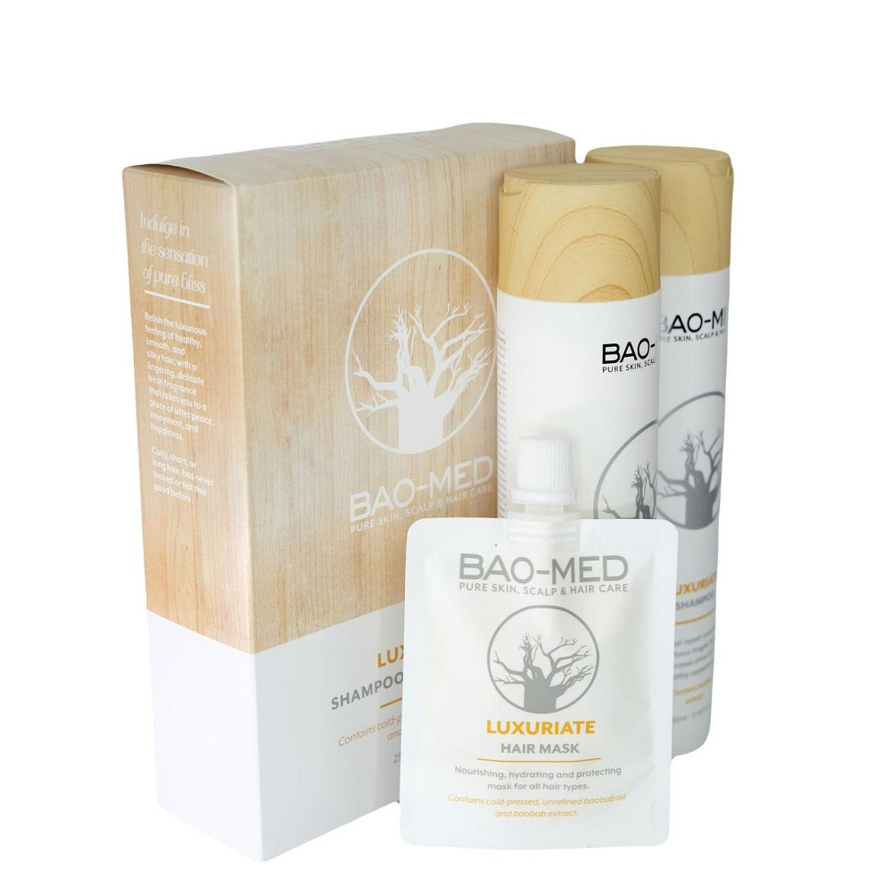 Подарунковий набір (шампунь, кондиціонер, маска) Bao-Med Luxuriate Дніпро - фото 1