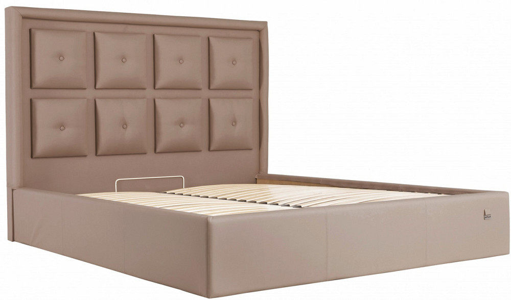 Кровать Двуспальная Windsor Standart 180 х 200 см Fly 2213 Светло-коричневый Днепр - изображение 11