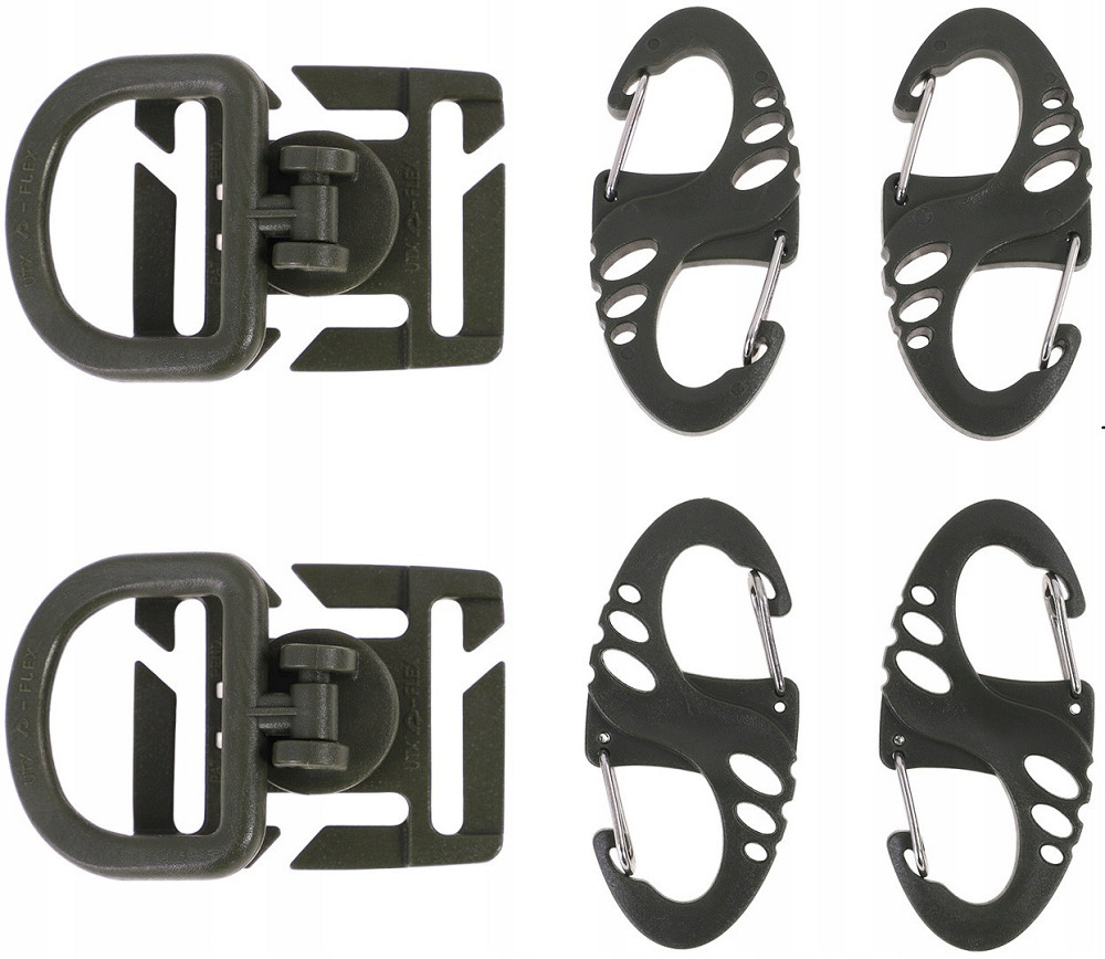 Набор Карабинов (Держателей) - 4 шт для системы Molle Mil-Tec от Sturm 