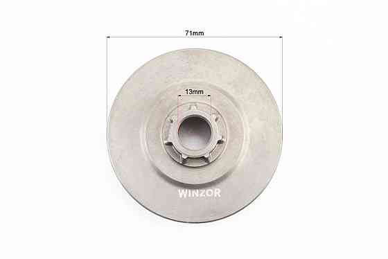 Тарілка зчеплення + зірка 3/8-7 3800, Partner-340S/350S/360S, AL-KO + підшипник + мастило, "PRO SERIA" Киев