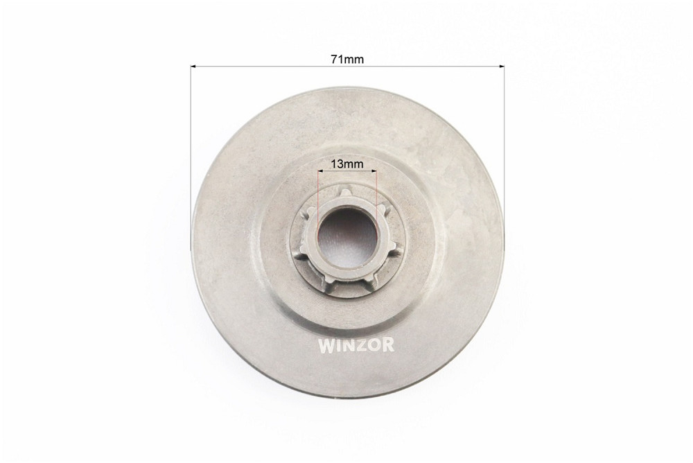 Тарілка зчеплення + зірка 3/8-7 3800, Partner-340S/350S/360S, AL-KO + підшипник + мастило, "PRO SERIA" Київ - фото 3