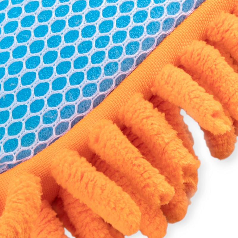 Губка мікрофібри для миття автомобіля "Рукавичка" 25х18 Мукачево - фото 3