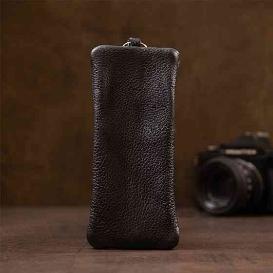 Містка ключниця шкіряна Shvigel 15310 Чорна Київ