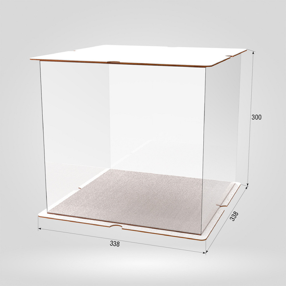 Коробка для тортів, квітів та подарунків EKOSTAR 310х310х300 Київ - фото 2