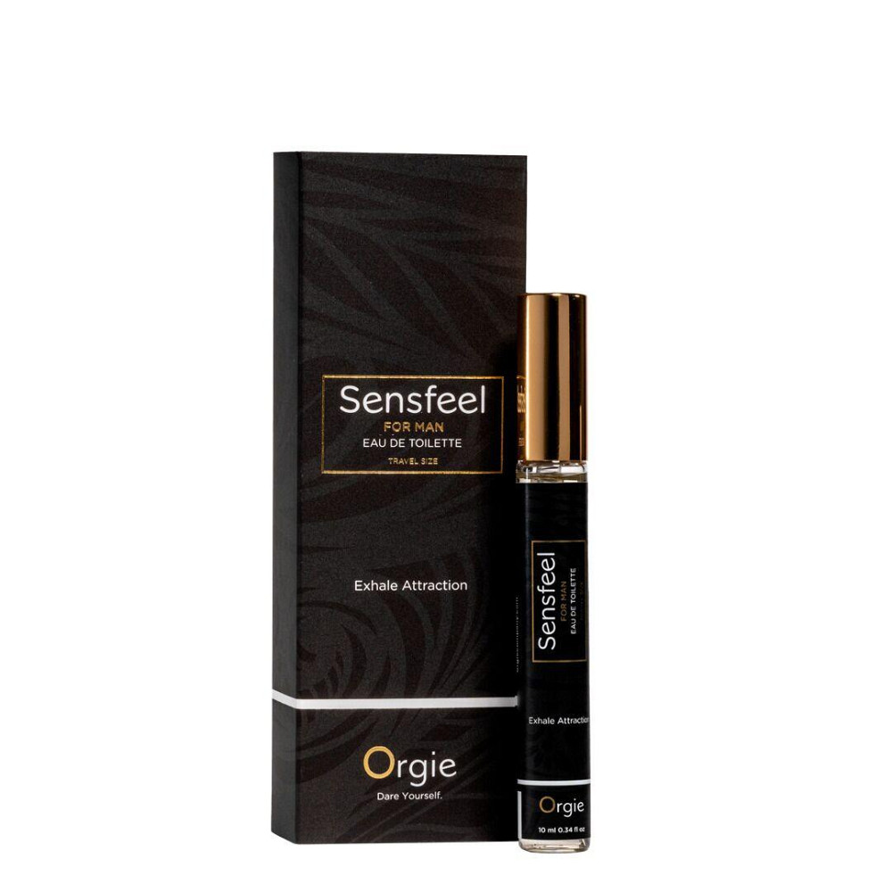 Чоловічі парфуми з феромонами Orgie – Sensfeel for Man Travel Size (10 мл), цитрусово-деревний аромат Sex Aura Київ - фото 1