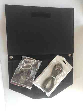 Складаний сонячний зарядний пристрій Solar panel 14 W 2xUSB вихід Сонячна панель (Чорний) Вінниця