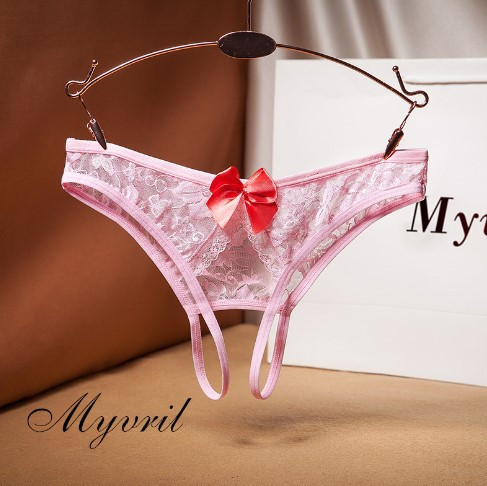 Еротичні трусики з розрізом 42 рожевий Київ - фото 1