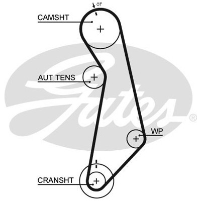Ремень ГРМ Gates 5489XS Винница - изображение 1