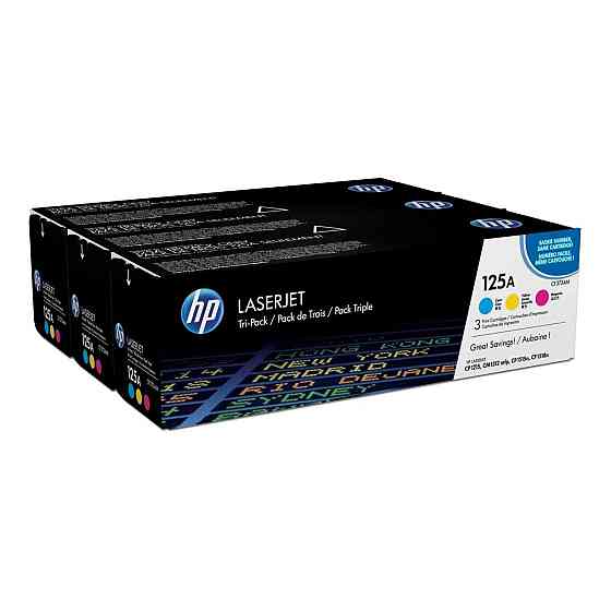 Картридж HP CLJ 125A CMY Tri-Pack CP1215/ CP1515 (CB541/542/543) (CF373AM) Киев