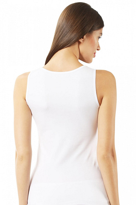 Майка женская - широкая бретель - Бежевый Ozkan 23320-5 Киев - изображение 5