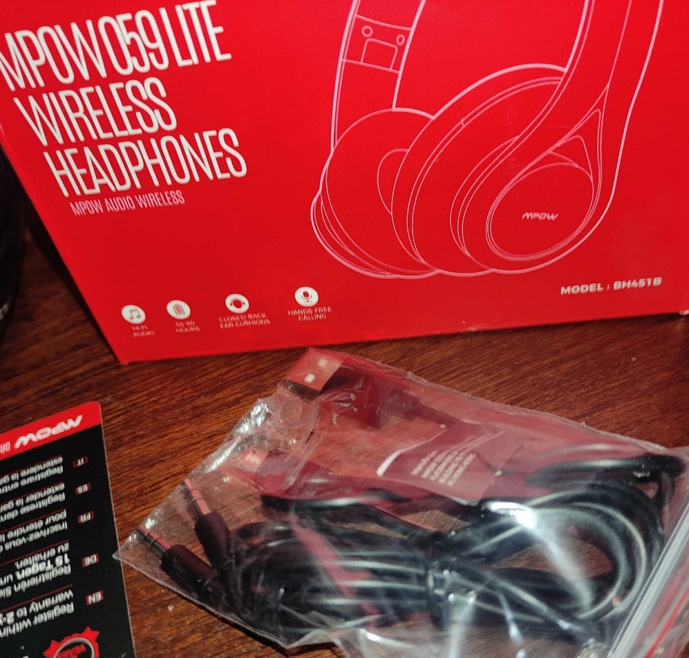 Бездротові навушники Mpow BH451B / Bluetooth 5.0 / Чорні. Харків - фото 6