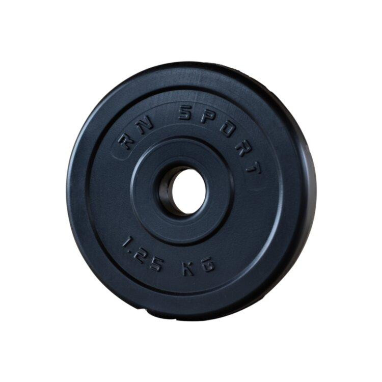 Штанга набірна на 103 кг Гантелі, гирі, штанги і диски в ударостійкому пластику Київ - фото 2