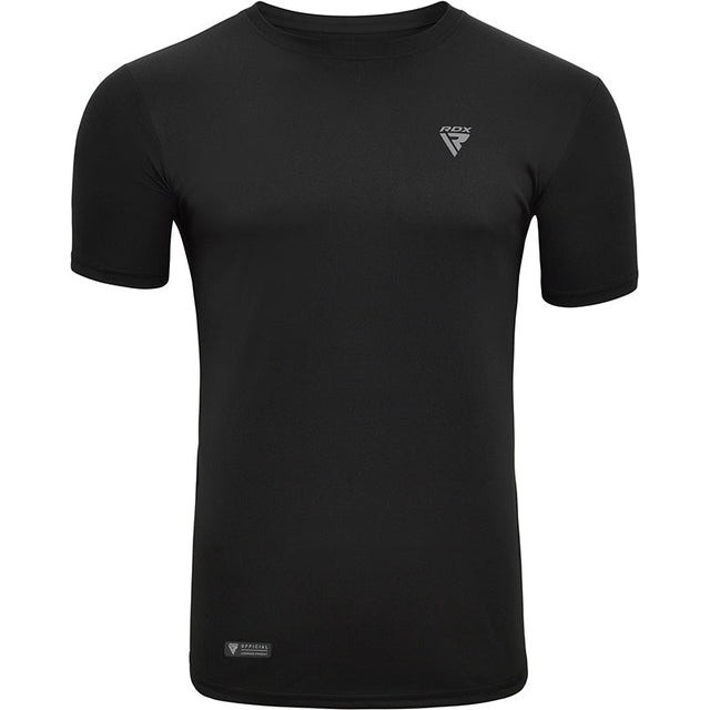 Спортивна футболка RDX T2 з короткими рукавами L Black Каменское - изображение 2