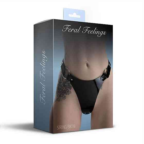 Трусики класичні Feral Feelings - String Bikini Black Sex Aura Київ