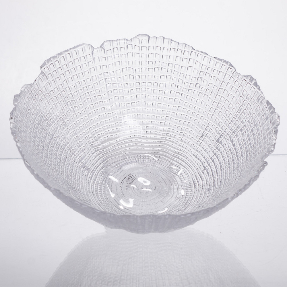 Салатниця велика скляна прозора 1 літр кругла 64486-49 Коломыя - изображение 4