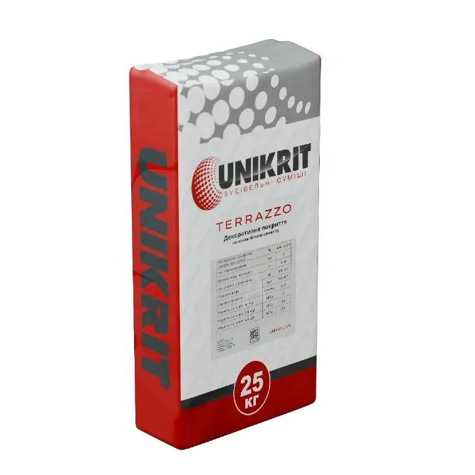 Специальная сухая смесь терраццо Unikrit Terazzo Харьков - изображение 1