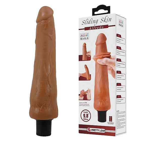 Вібратор - Pretty Love Sliding Skin Alfredo 9.8" Latin Sex Aura Київ